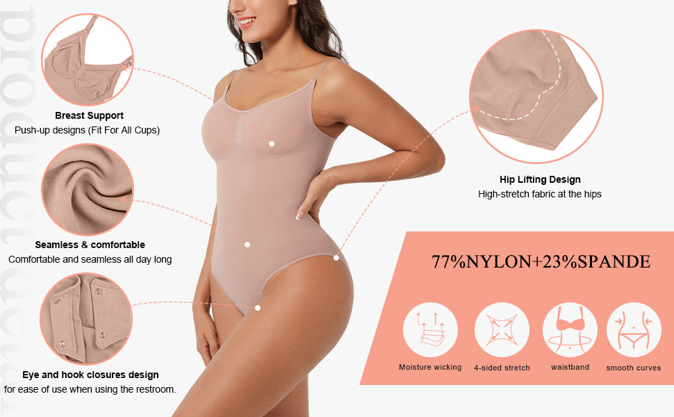 Sculpt & Slim Seamless Shapewear Bodysuit