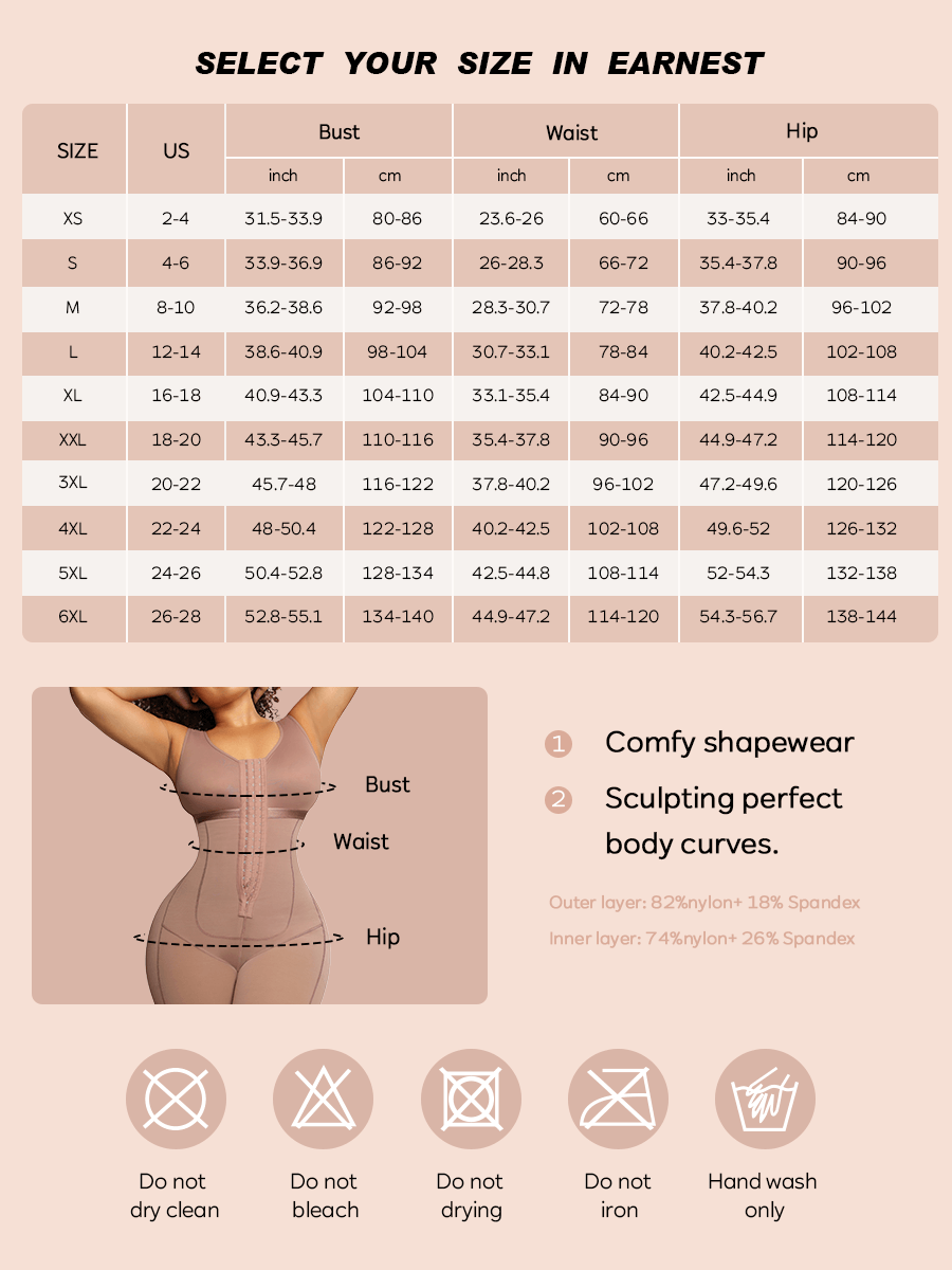 Shapewow ReviveFit Full Body Tummy & Chest Shaper